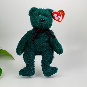 Ty Beanie Baby 2001 Holiday Teddy Bear